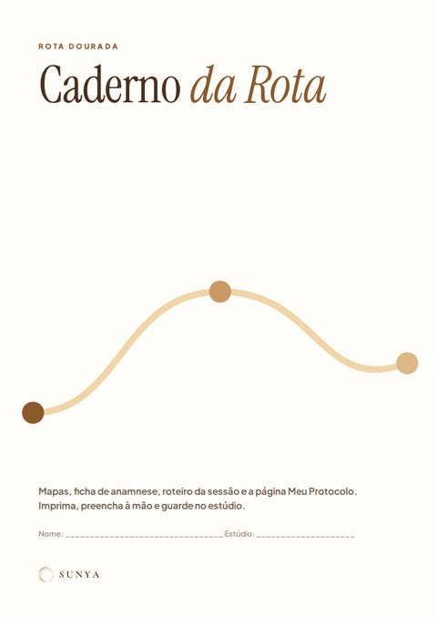 Capa do Caderno da Rota